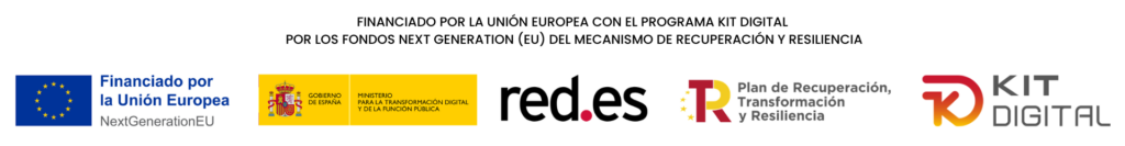 Logotipos de empresas con las que se ha financiado esta página dentro del Kit Digital